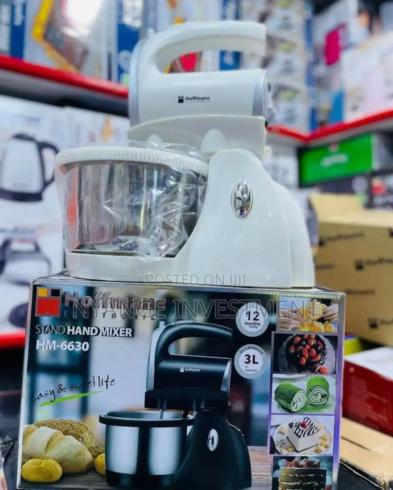 3 Litres Hoffmans Mixer. 3 Liter Hand Mixer