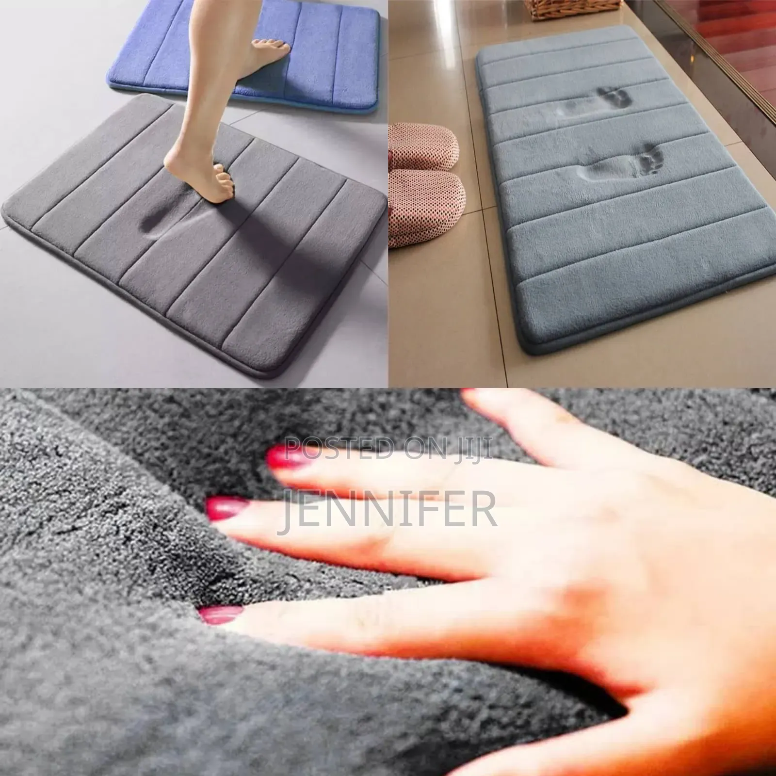 Anti Bathroom Door Memory Mat