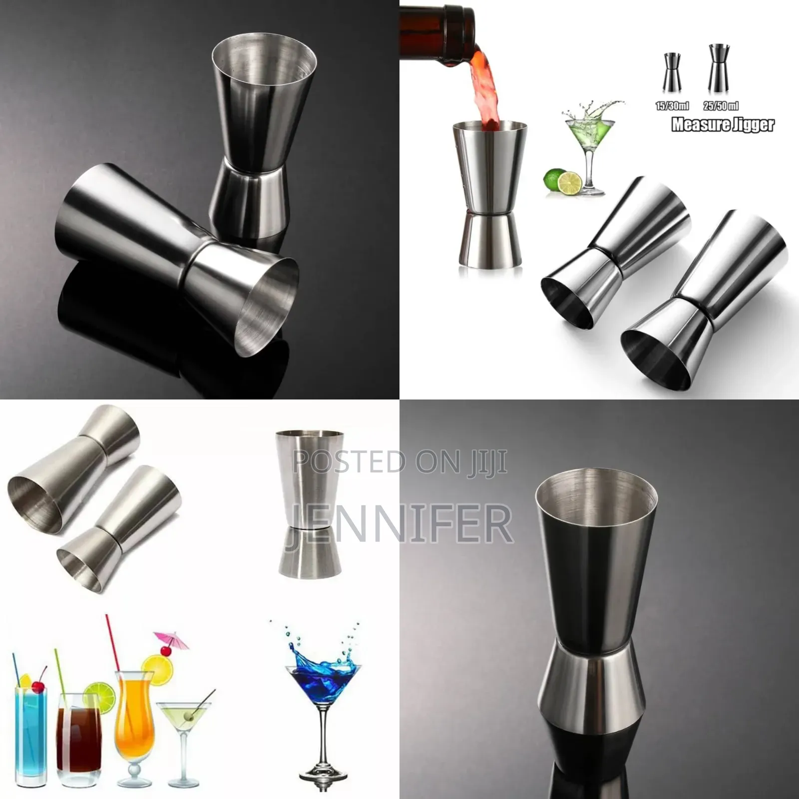 Cocktail Double-Sided Jigger Spirit Measuring Tool