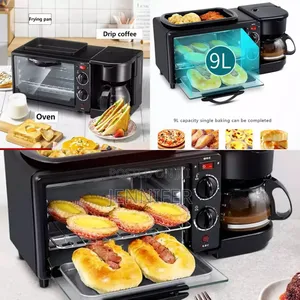 3in1 Oven,Grill and Coffee Breakfast Maker