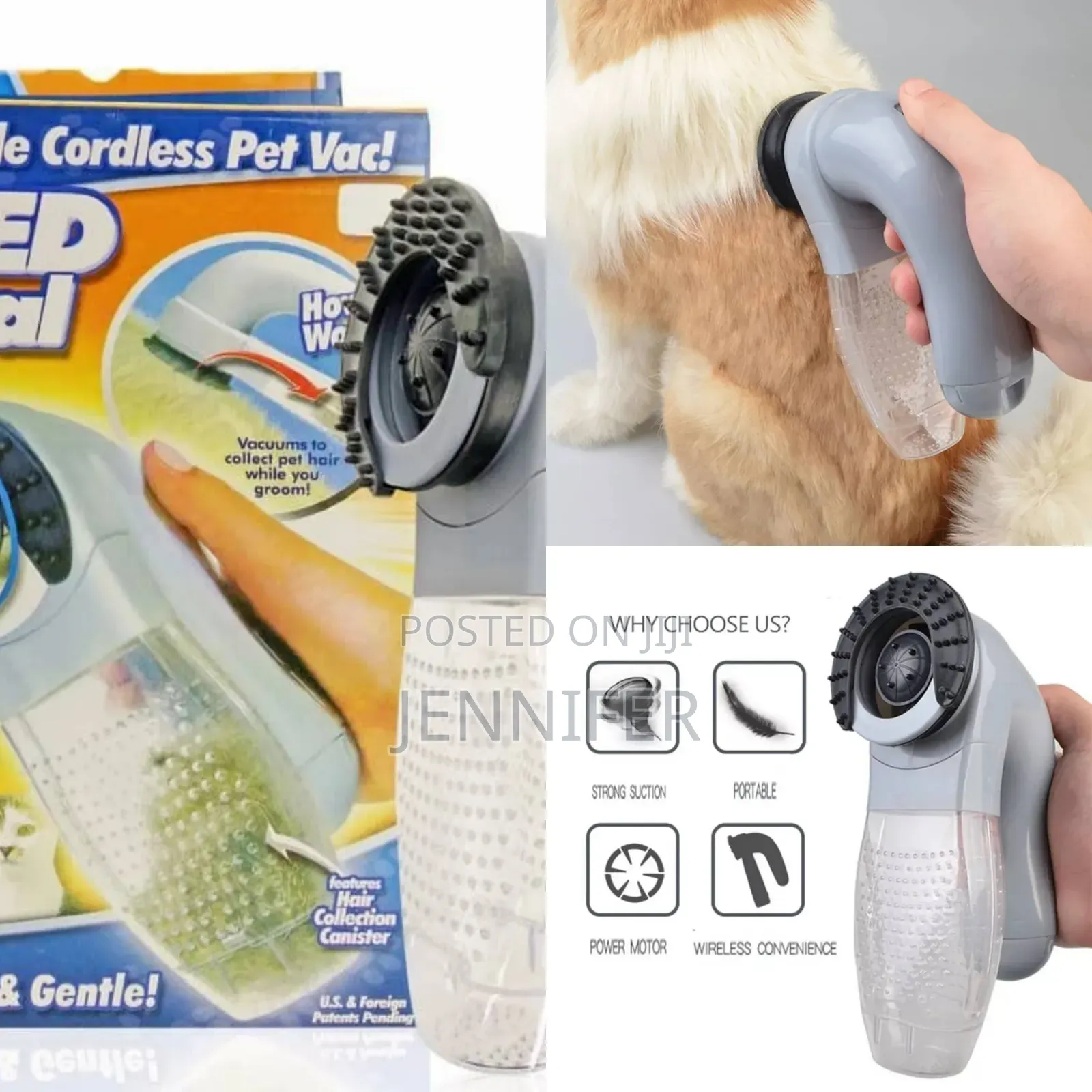 Cordless Pet Hair Shed Pal