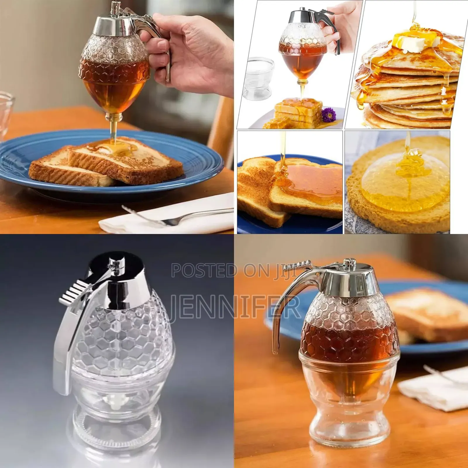 Acrylic Honey Dispenser Bottle