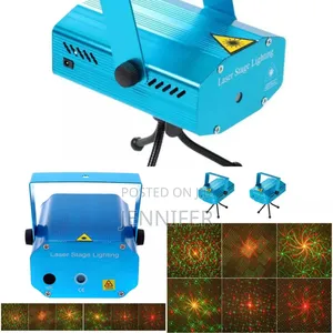 Photo - Mini Party Laser Light Beam Blue