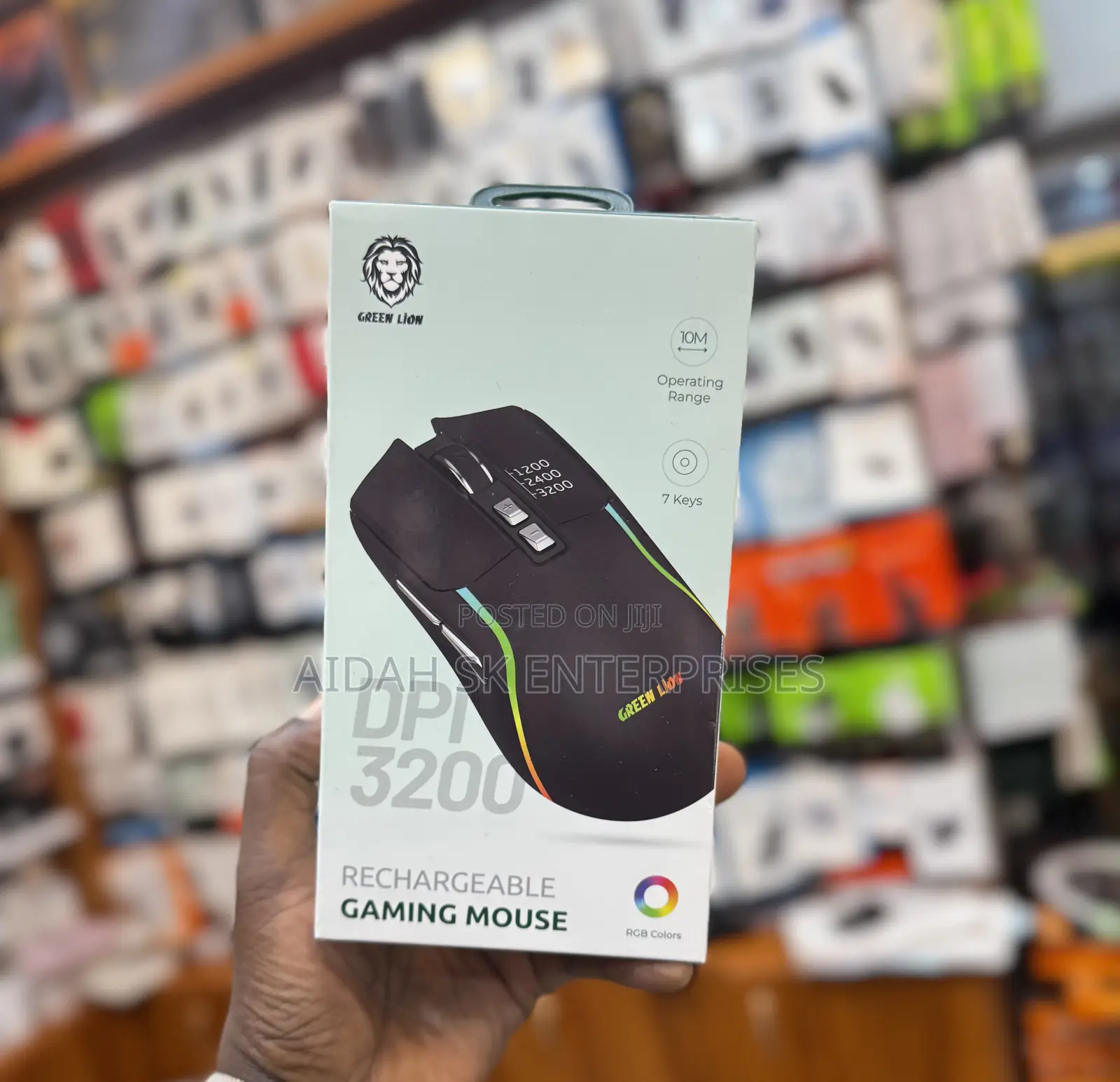 Green Lion Rechargeable Gaming Mouse