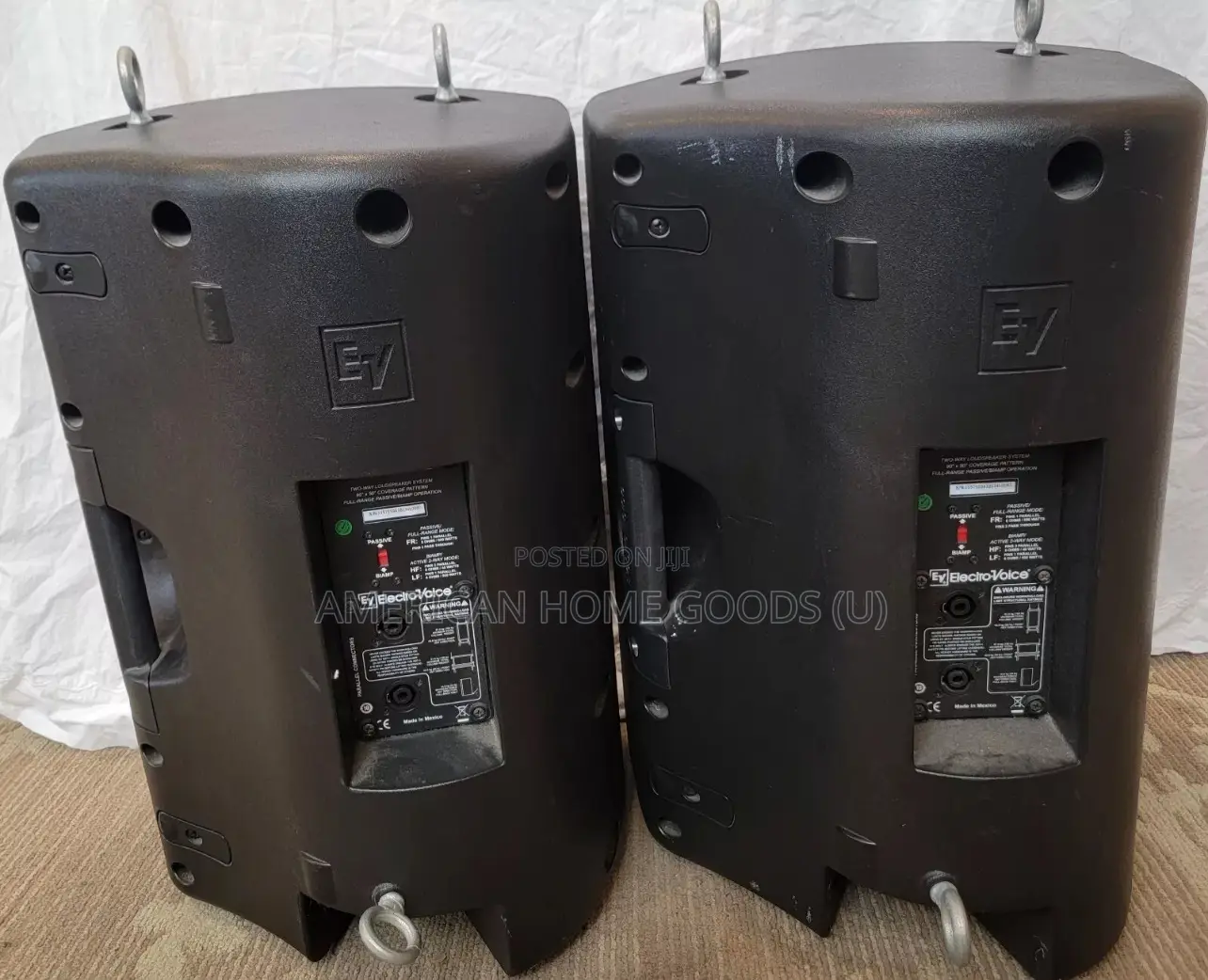 Pair of Electro-Voice Zx3-90 12" 600w Loudspeaker System