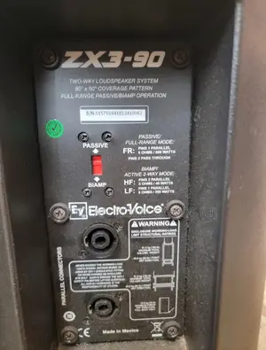 Pair of Electro-Voice Zx3-90 12" 600w Loudspeaker System
