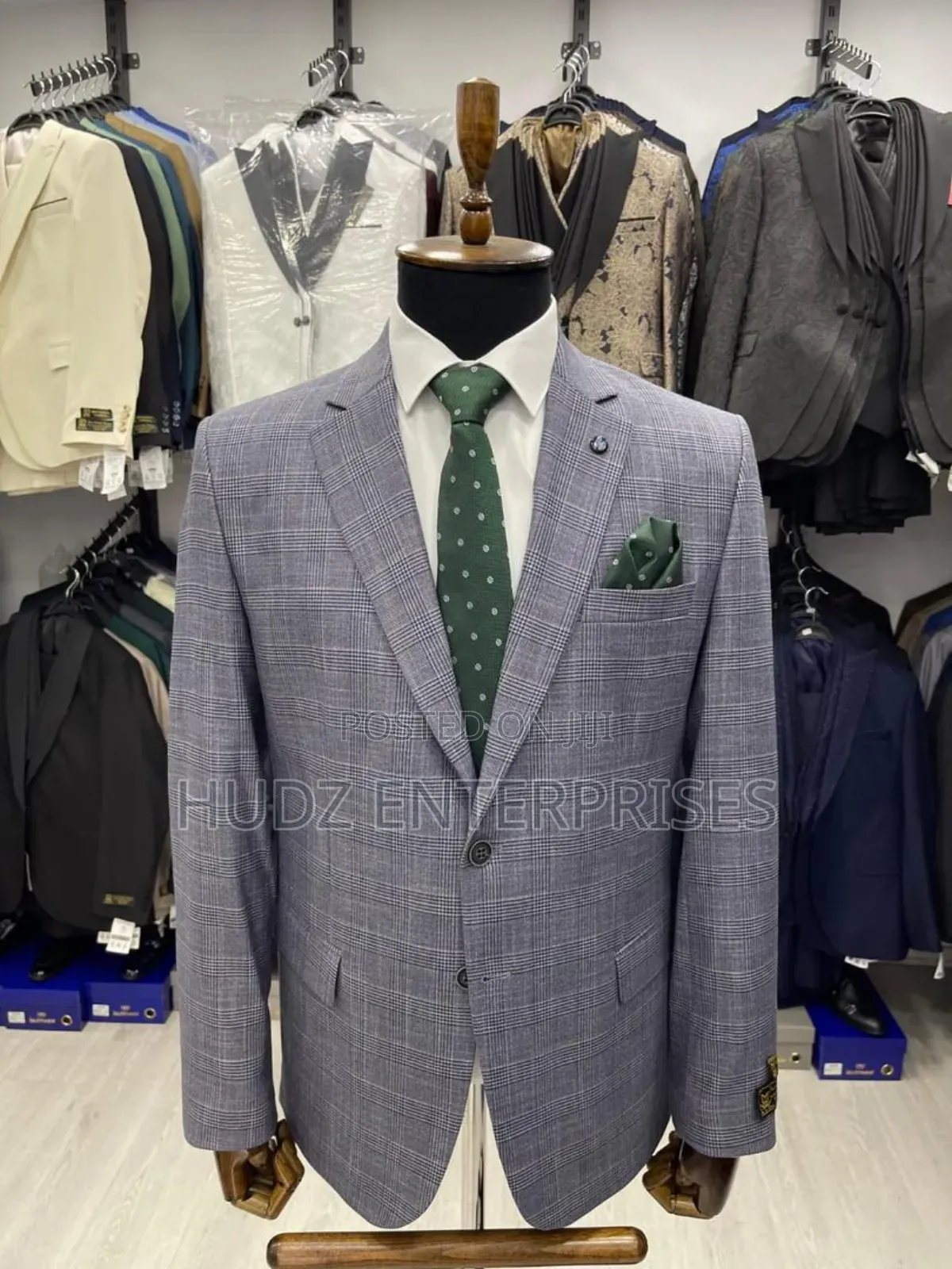 New Turkish Quality Checkered Blazer Coat