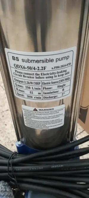 Sewage Water Pumps (52m)