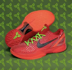 Original Nike Kobe 6 Protro Reverse Grinch Basketball Shoes