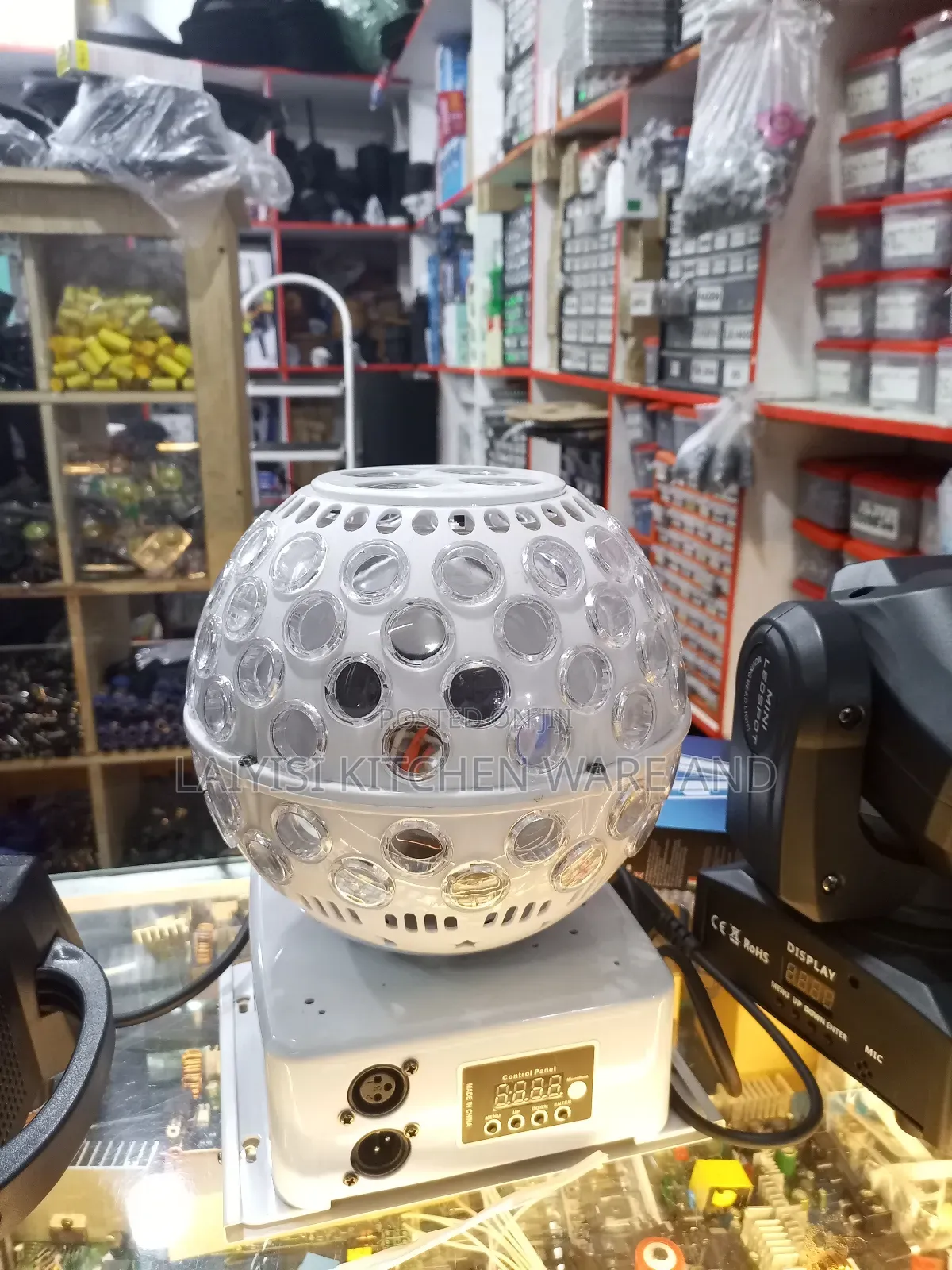 Rotating Disco Ball Light Led Party Rotates Bar Club Stage