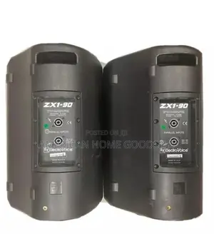 Pair of Electrovoice Zx1-90 8" 2-Way 200w Speaker BLK White