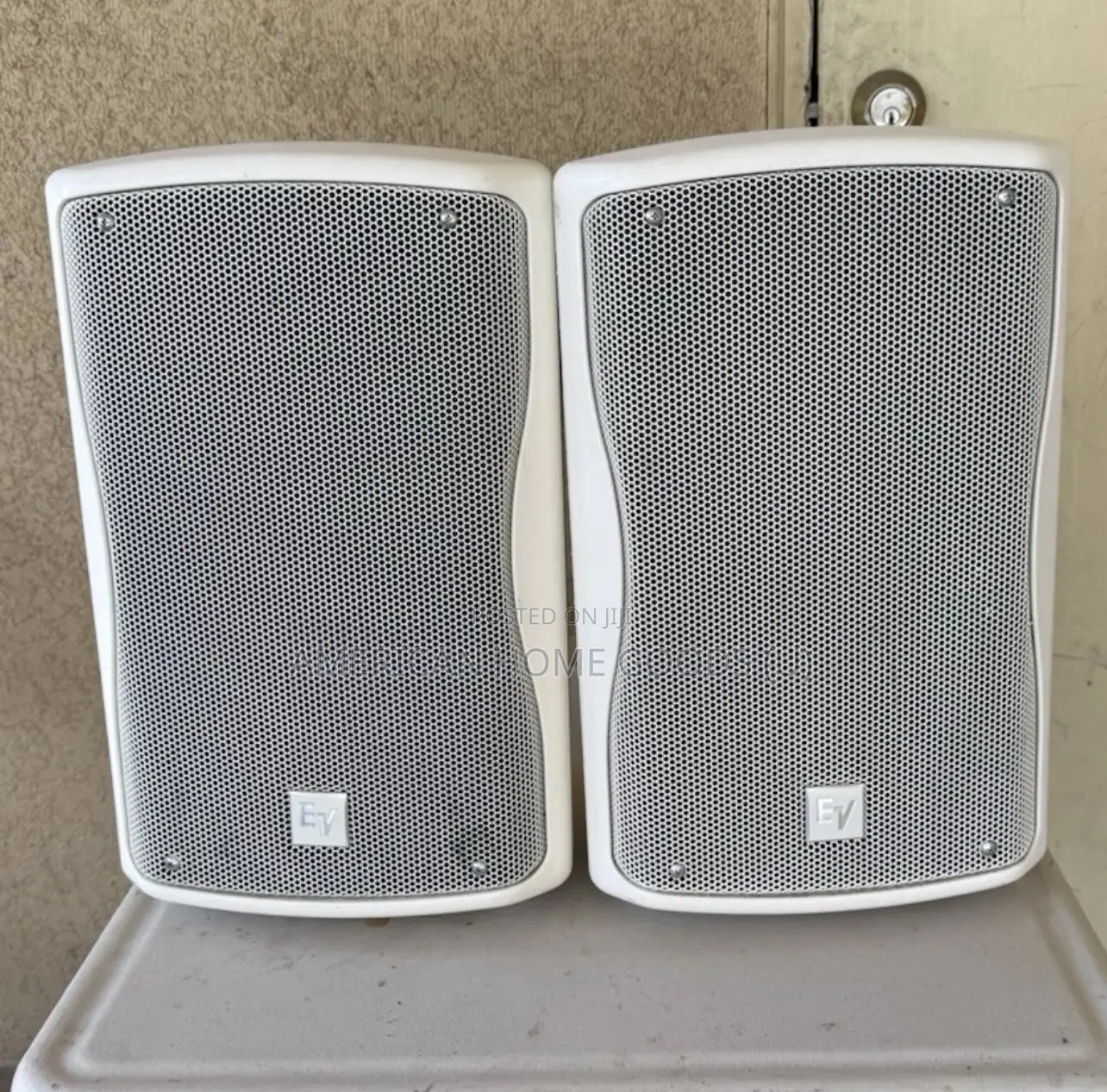 Pair of Electrovoice Zx1-90 8" 2-Way 200w Speaker BLK White