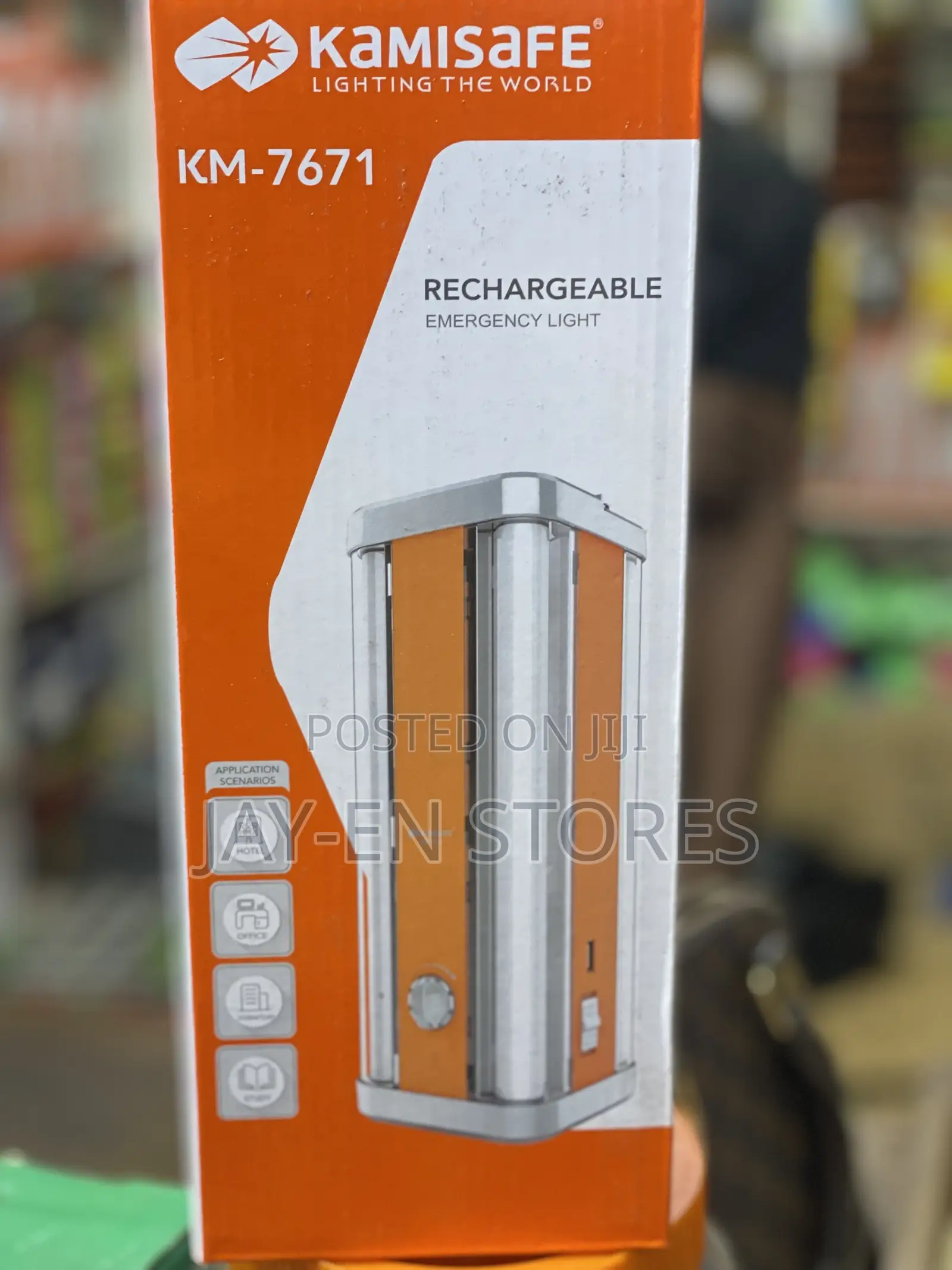 Kamisafe Km 7671 Rechargeable Emergency Light
