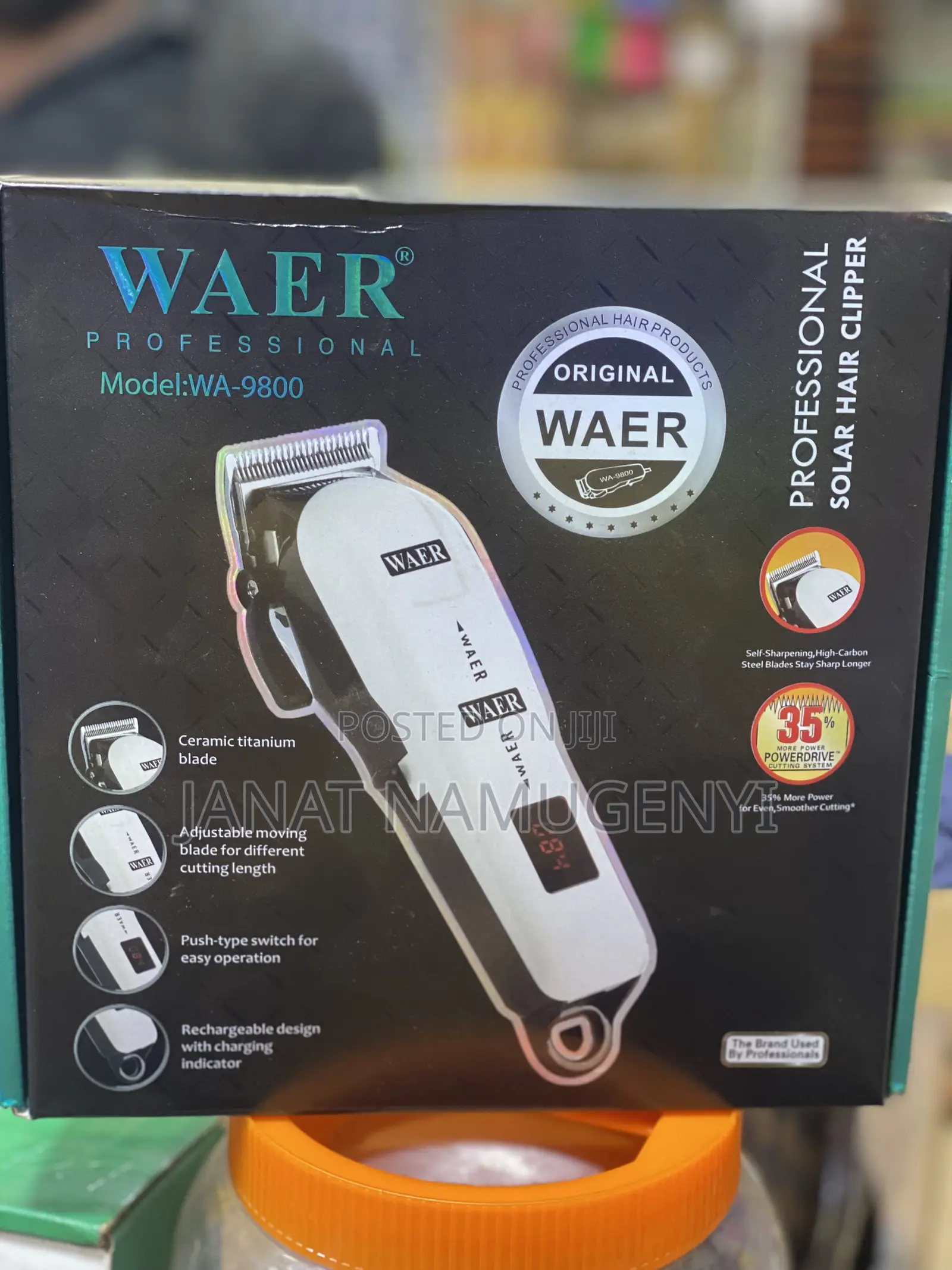 Waer Professional Solar Hair Clippers