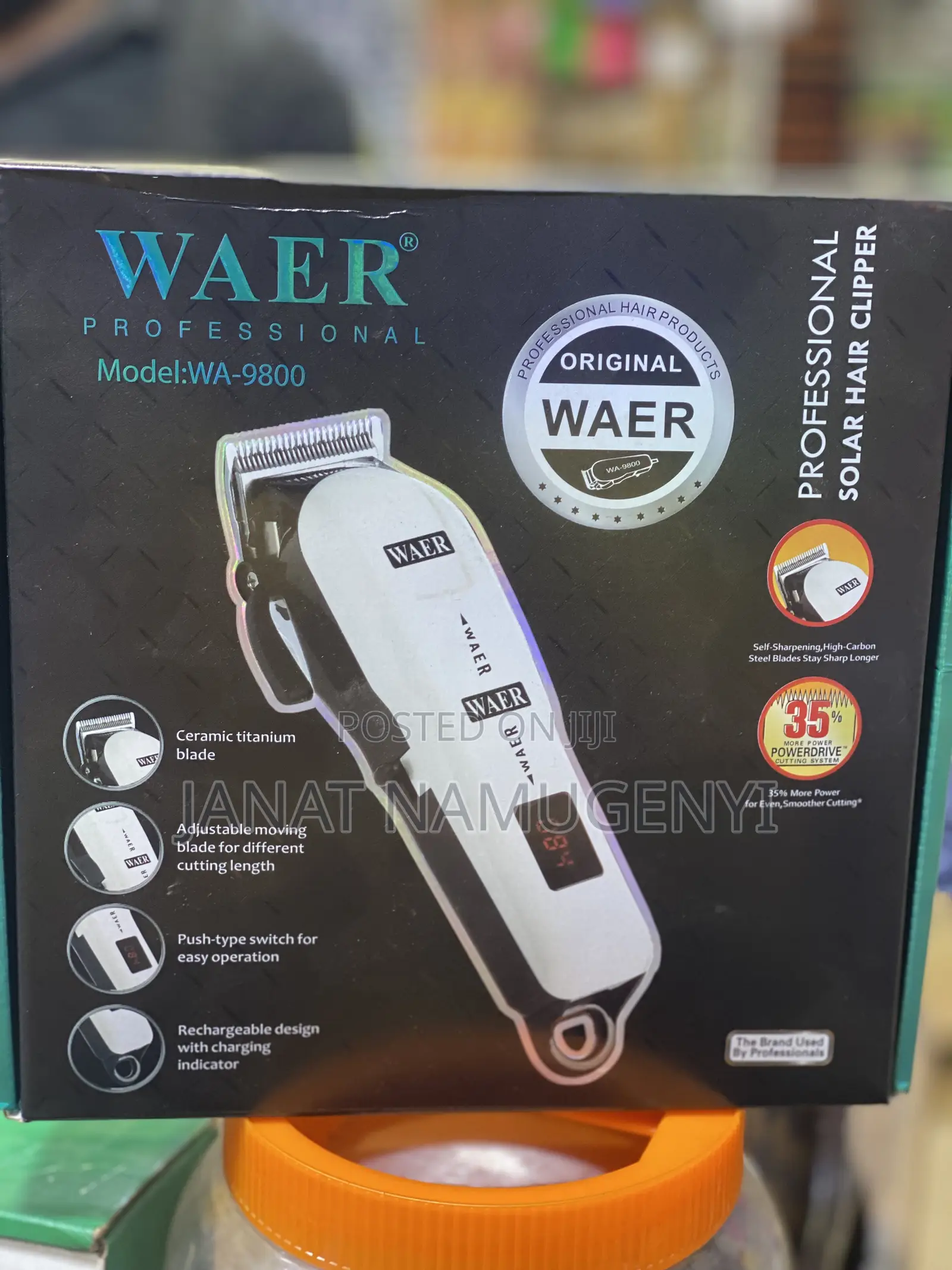Waer Professional Solar Hair Clippers
