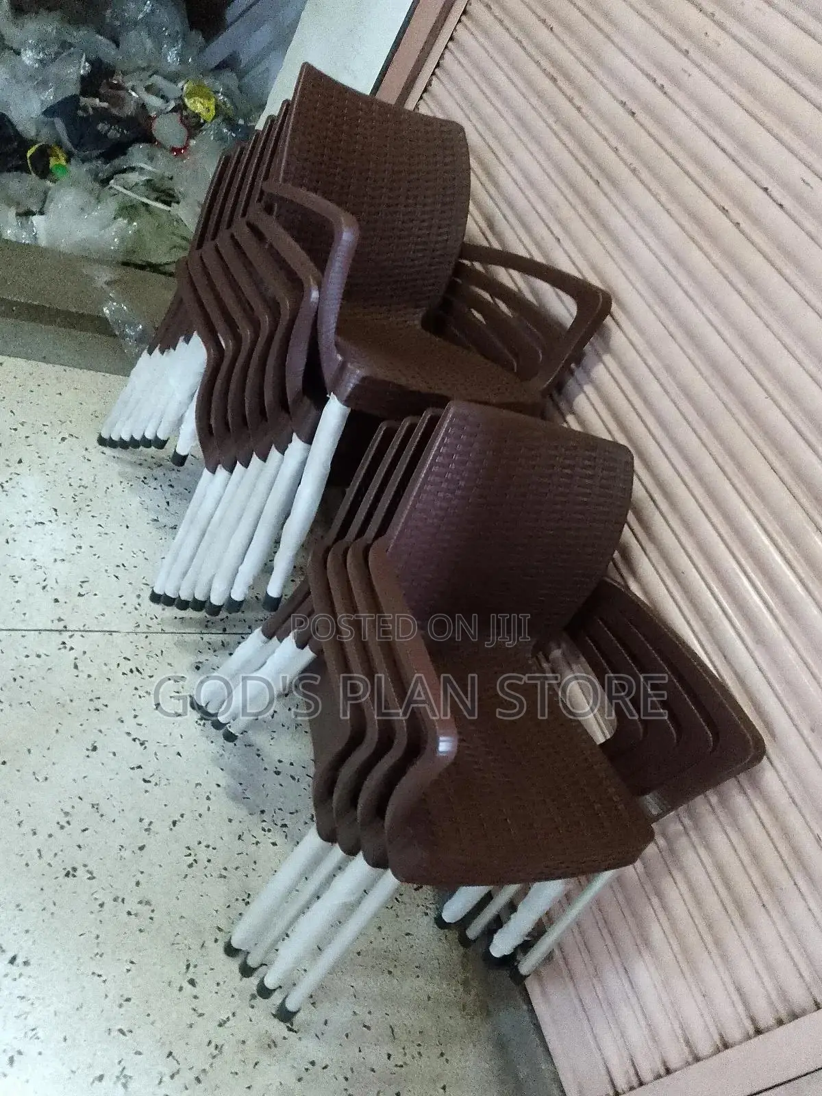 Bar Armed Plastic Chairs