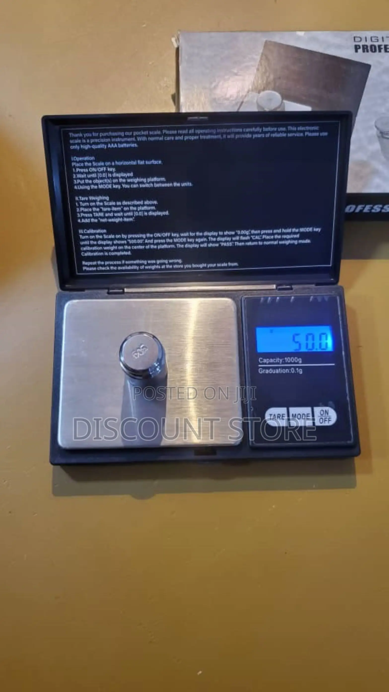 Precision Mineral Weighing Scale 1000g Mineral Scale