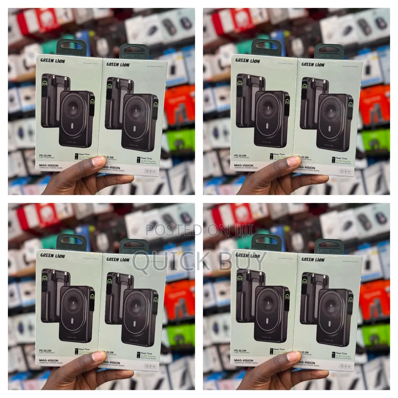 New Green Lion Mag-Vision 10000mah Power Bank