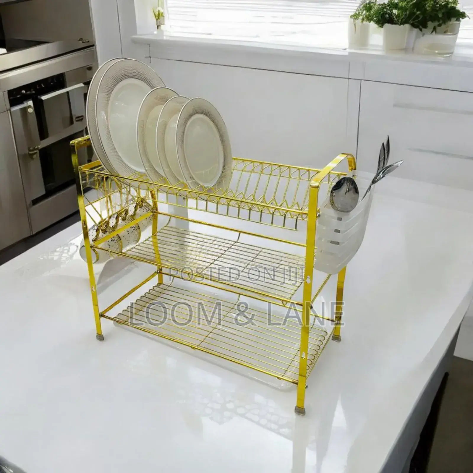 3layers Gold Disk Rack
