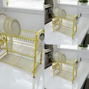 3 Layers Gold Disk Rack