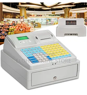 Photo - 81 Key Electronic Cash Register With 8 Digital Led Display,