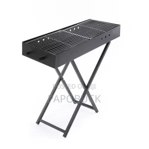 Portable 3-5 Person Stainless Steel Folding BBQ Grill