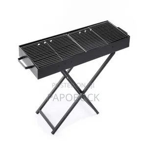 Portable 3-5 Person Stainless Steel Folding BBQ Grill