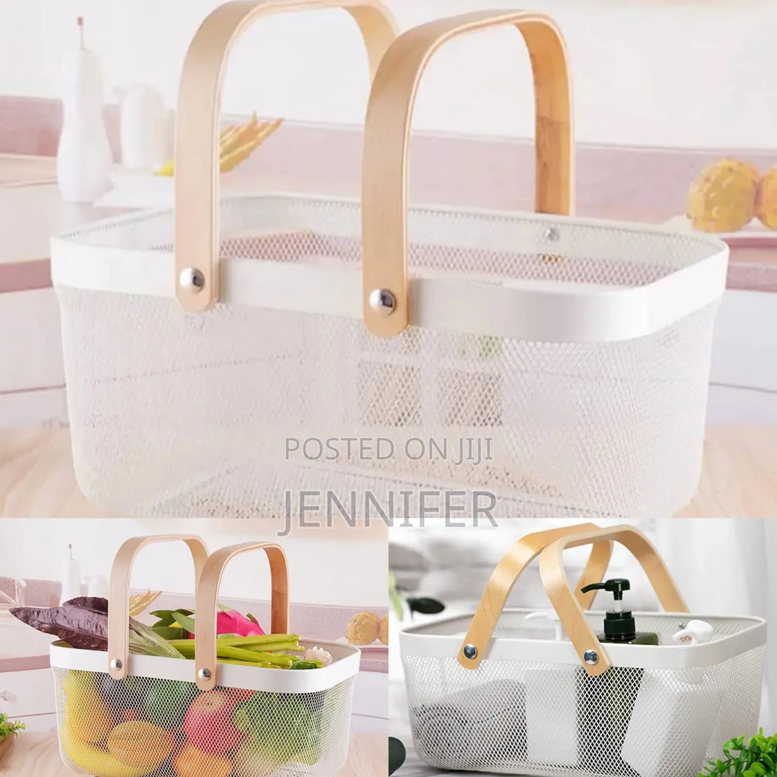 Wire Mesh Rectangular Vegetables Storage Basket