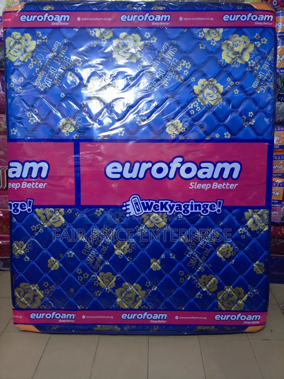 Mattress Euro Foam Super Deluxe 6x6 By8 Inches
