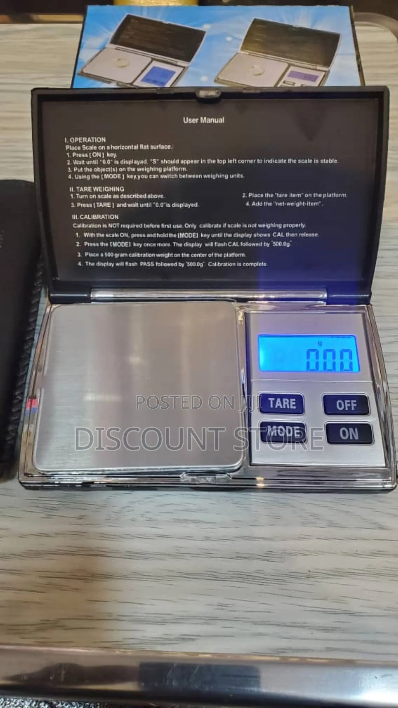 Electronic Mineral Scale 500g Mineral Weighing Scale
