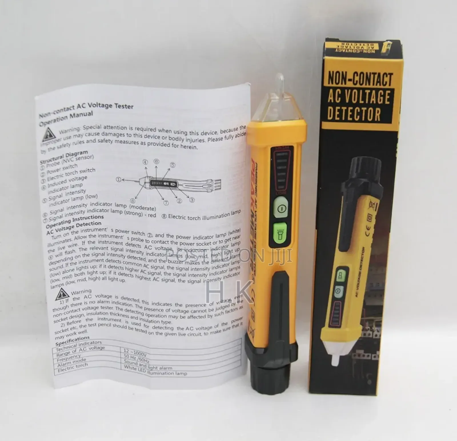 Peakmeter Pm8908c Non-Contact Ac Voltage Tester