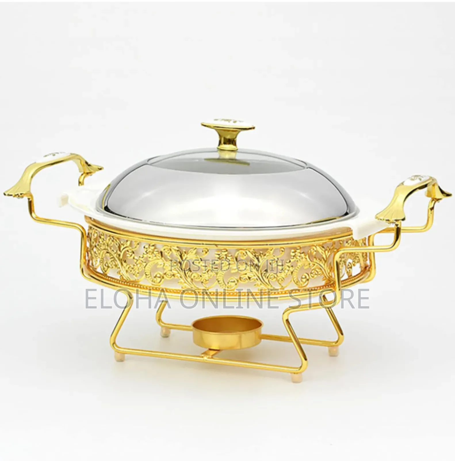 28cm Golden Pattern Chafing Dish Buffet Set