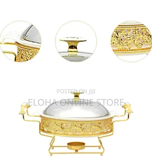 28cm Golden Pattern Chafing Dish Buffet Set