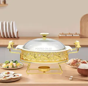 28cm Golden Pattern Chafing Dish Buffet Set