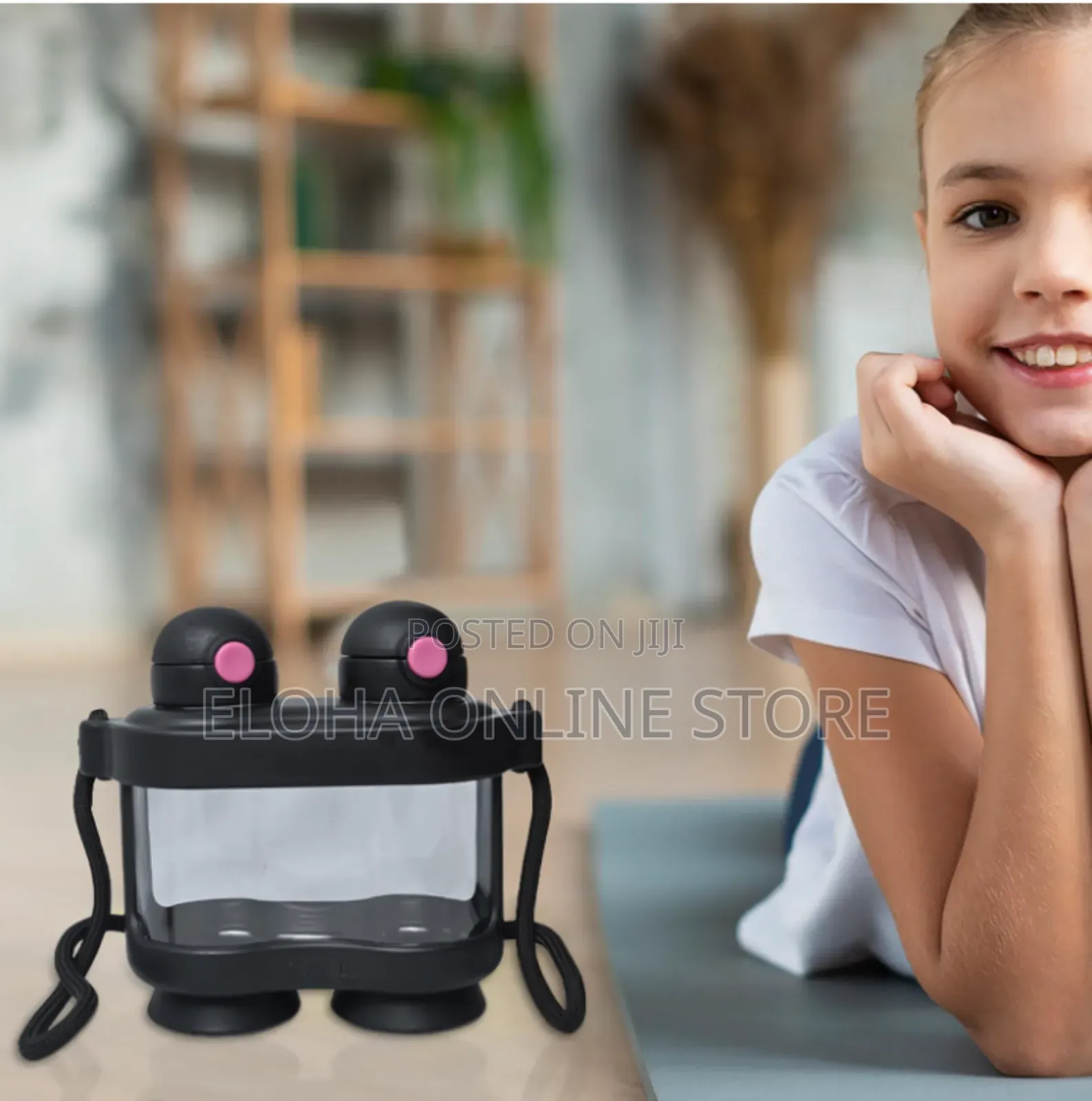 Binoculars Water Bottle| Twin Drinking Mode