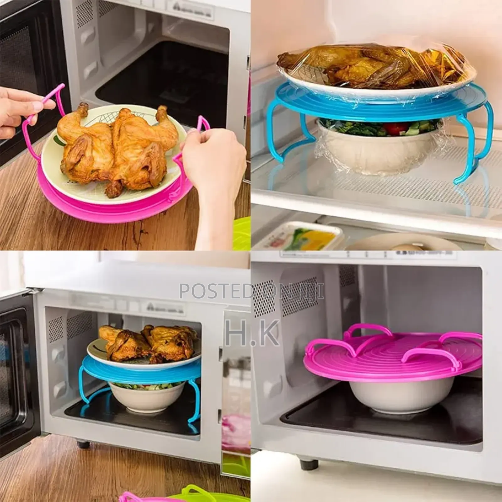 Multifunctional Microwave Placement Rack