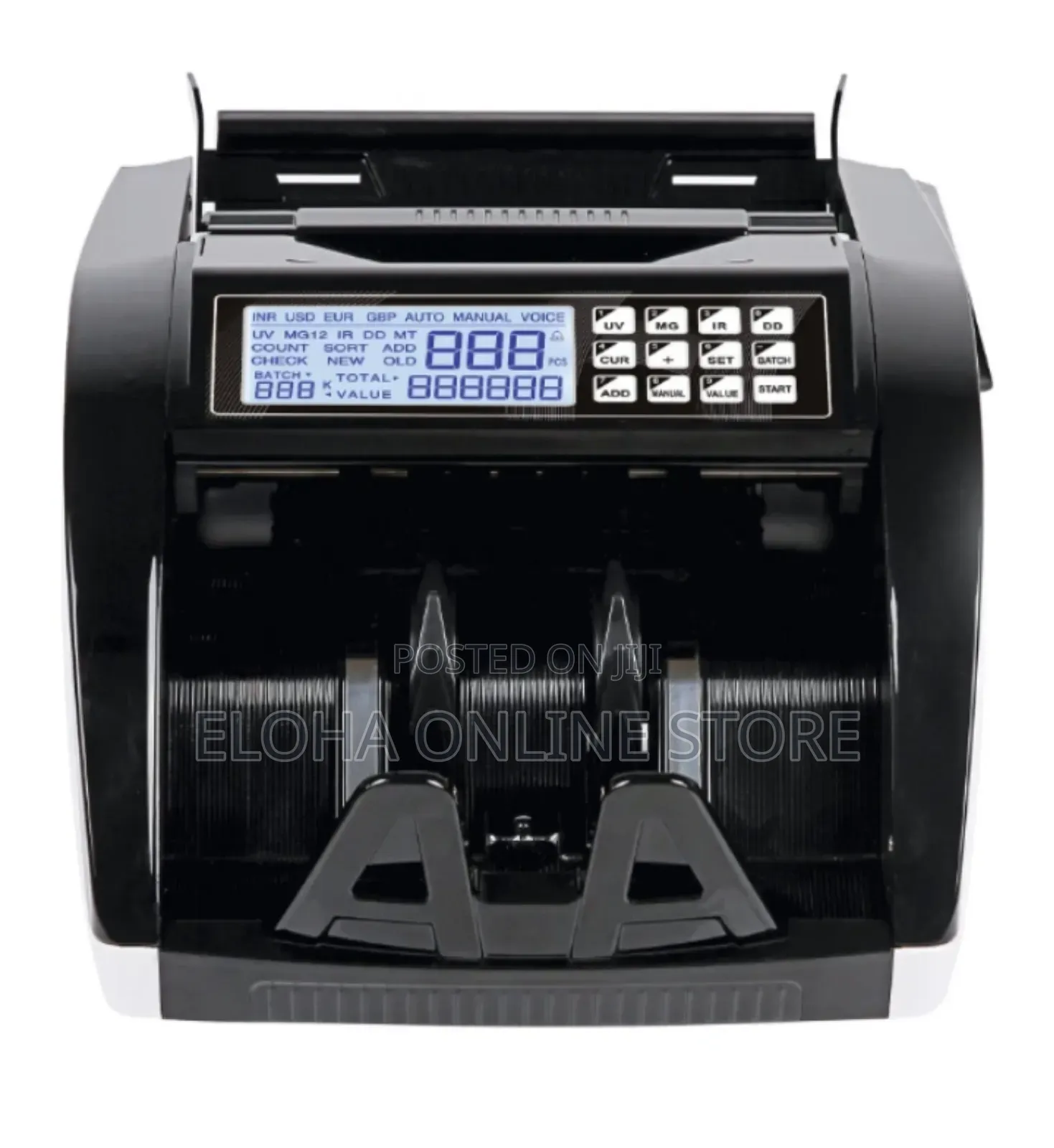 Heavy Duty Multi Currency Bill Counter Detector Machine