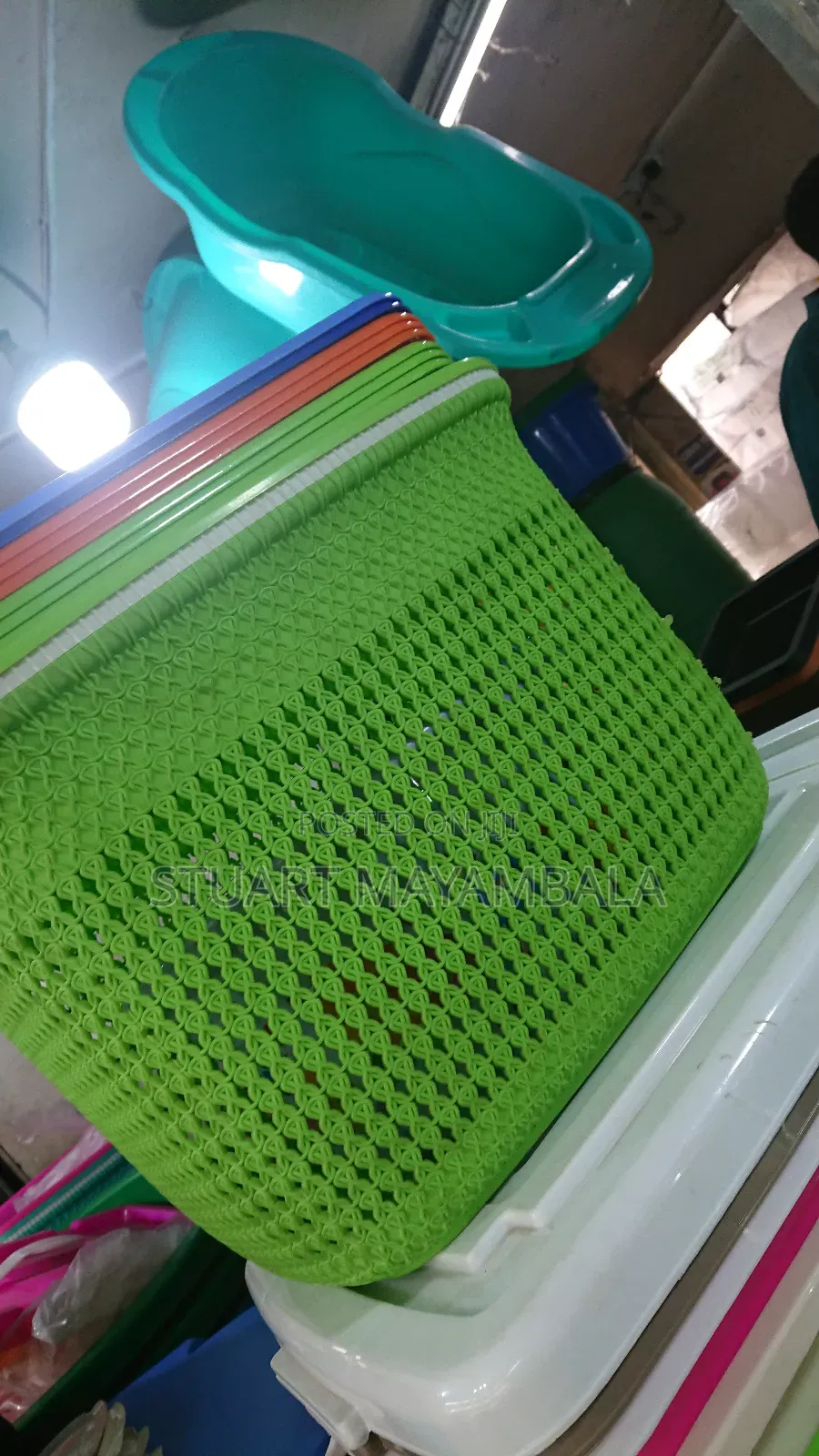 Plastic Laundry Basket