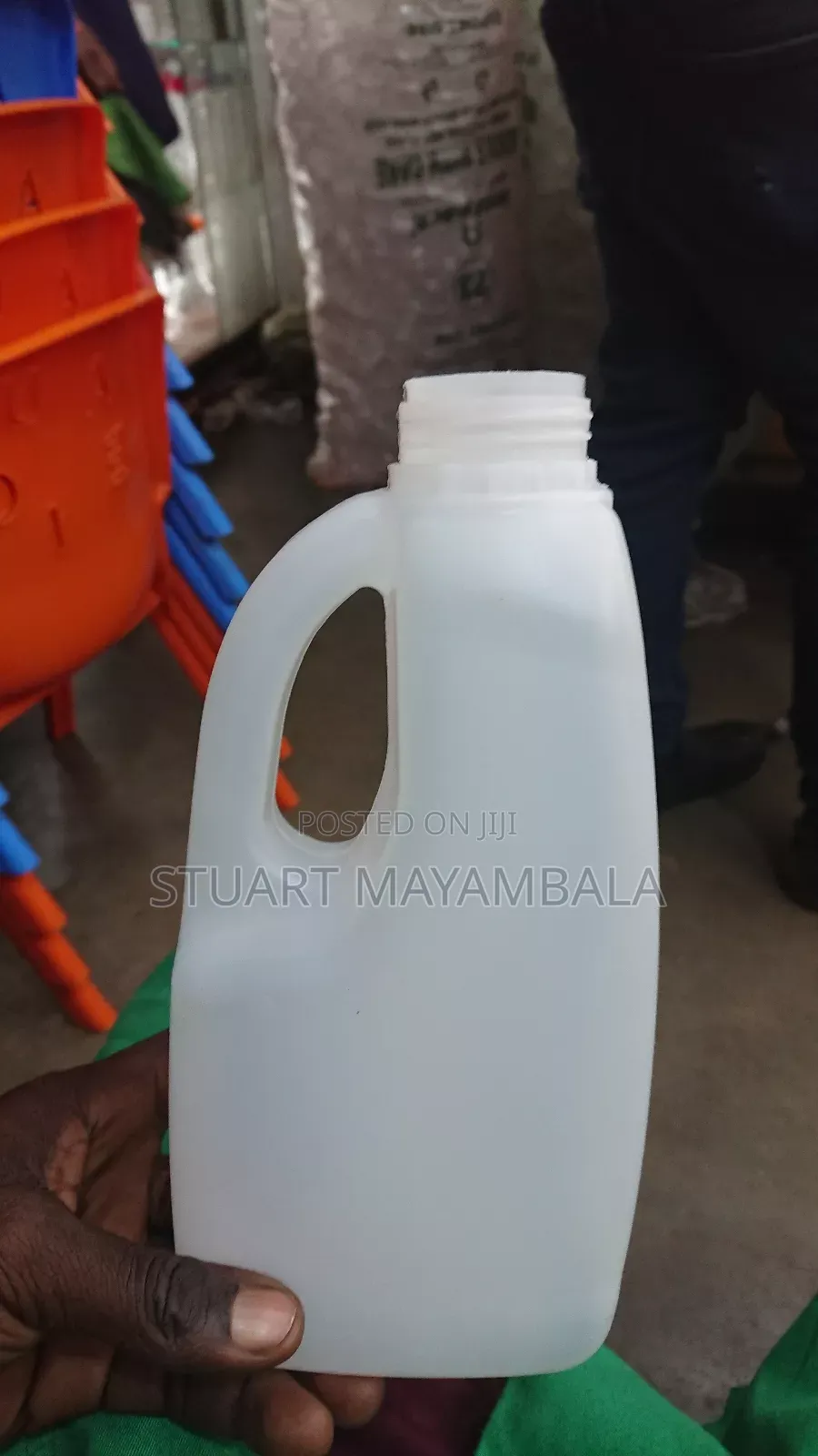 Empty One Liter Jelecan Side Handle