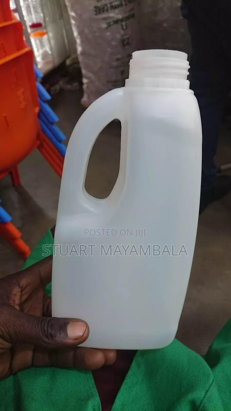 Empty One Liter Jelecan Side Handle