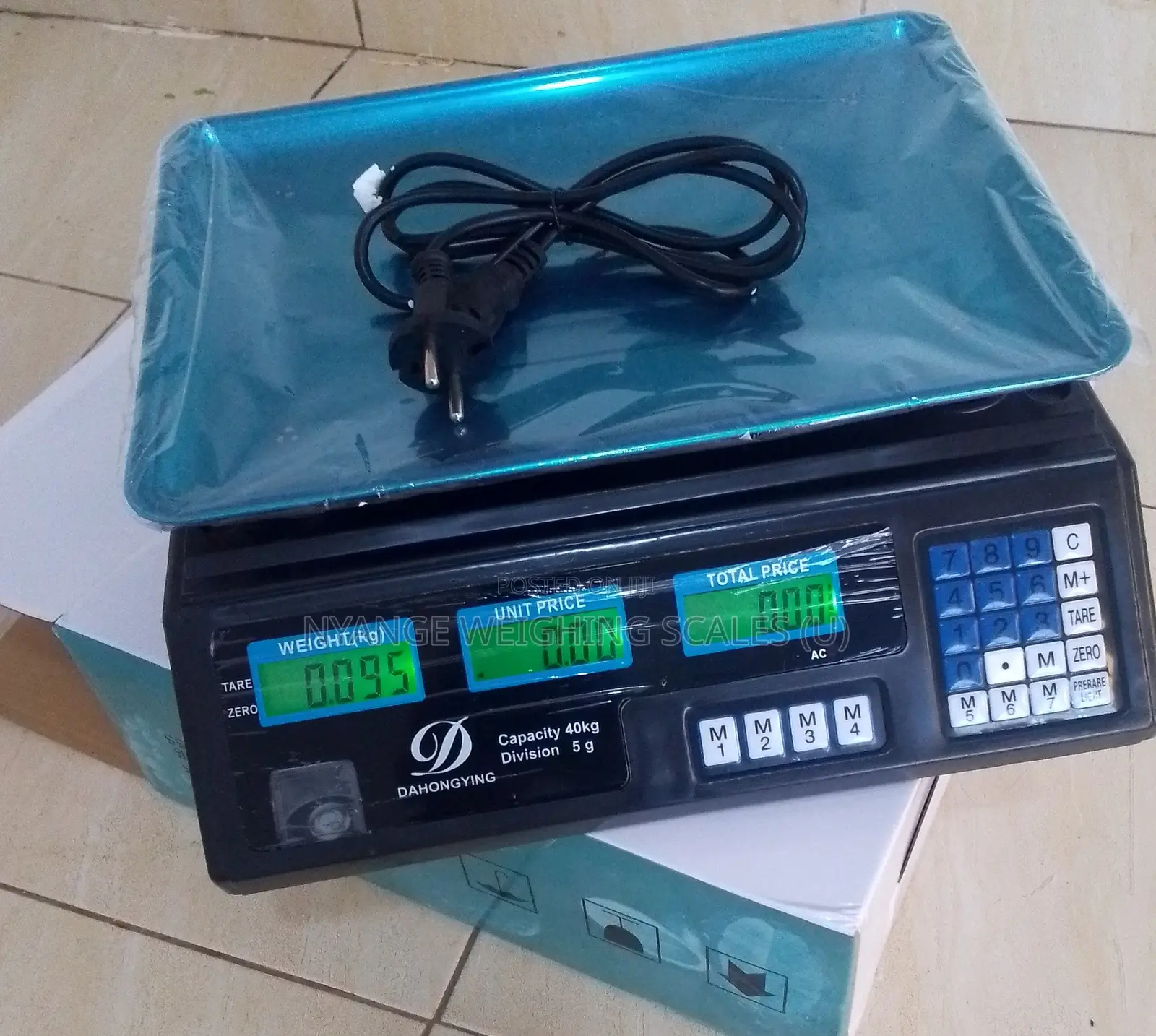 Weighing Scale Table Top Weigh 40kg/5g Weighing Scale
