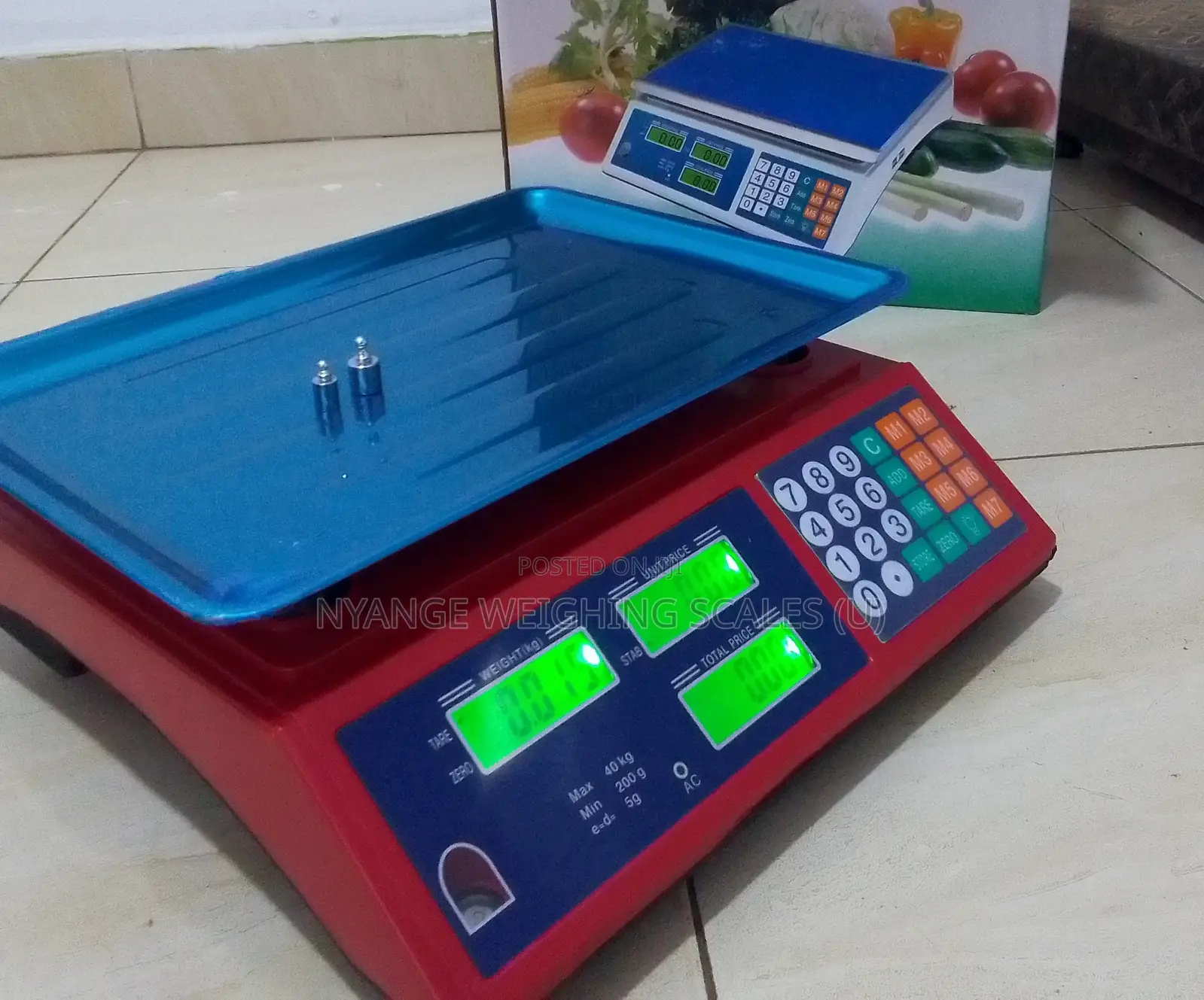 Electronic Weigh Table Top Weighing Scale M-Cpty 40kg/5g Weigh Scale