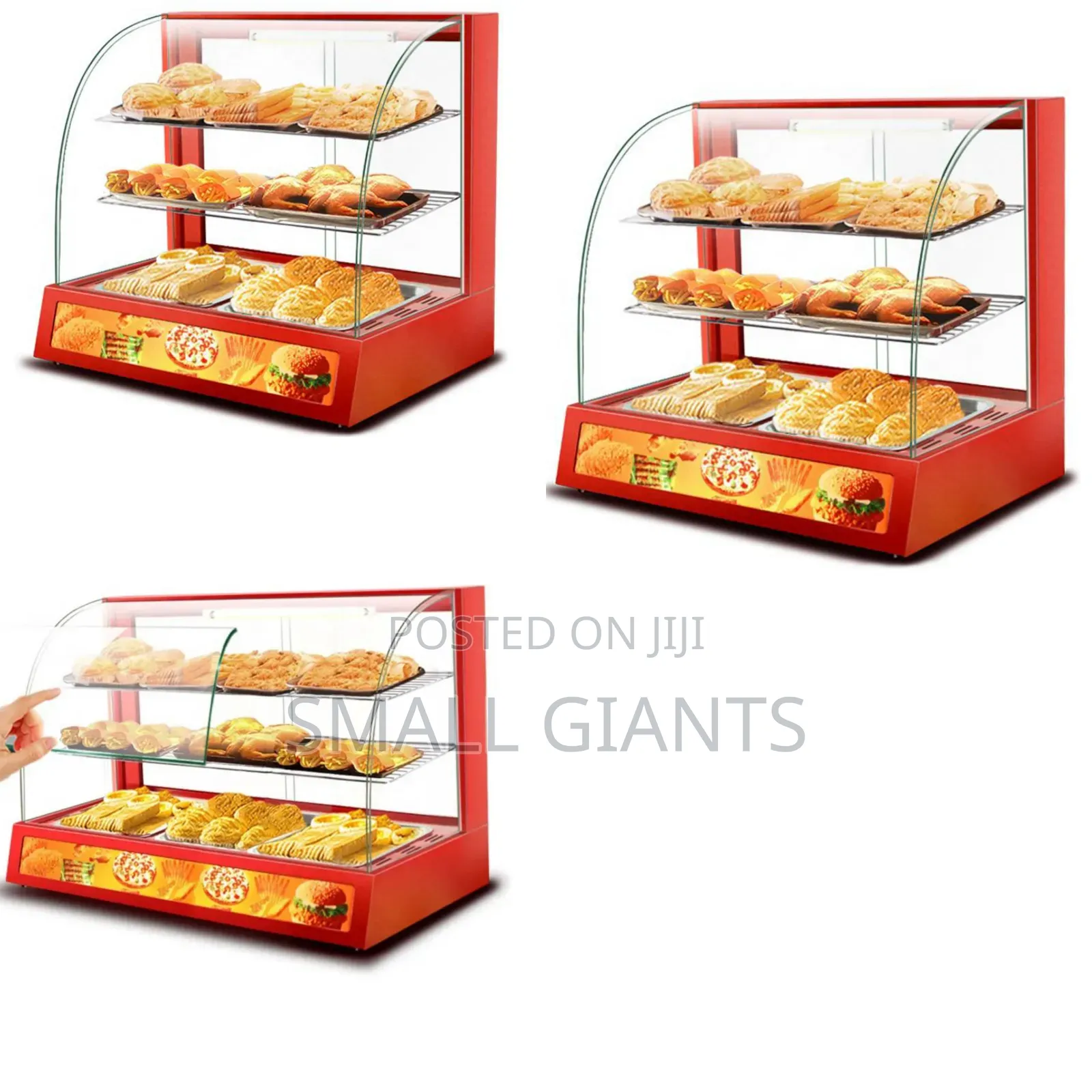 Metal Electric Glass Food Warmer