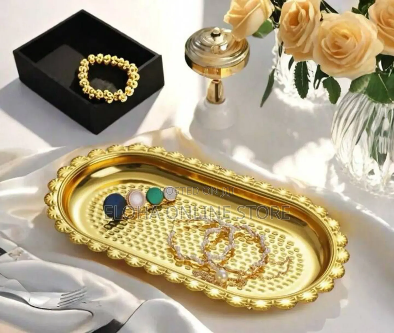 Unique Gold Plated Mini Tray