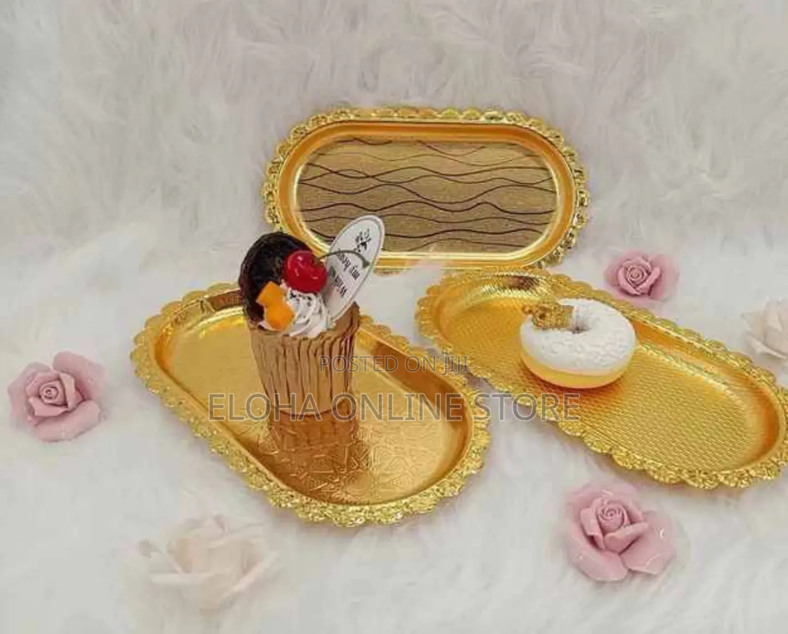 Unique Gold Plated Mini Tray
