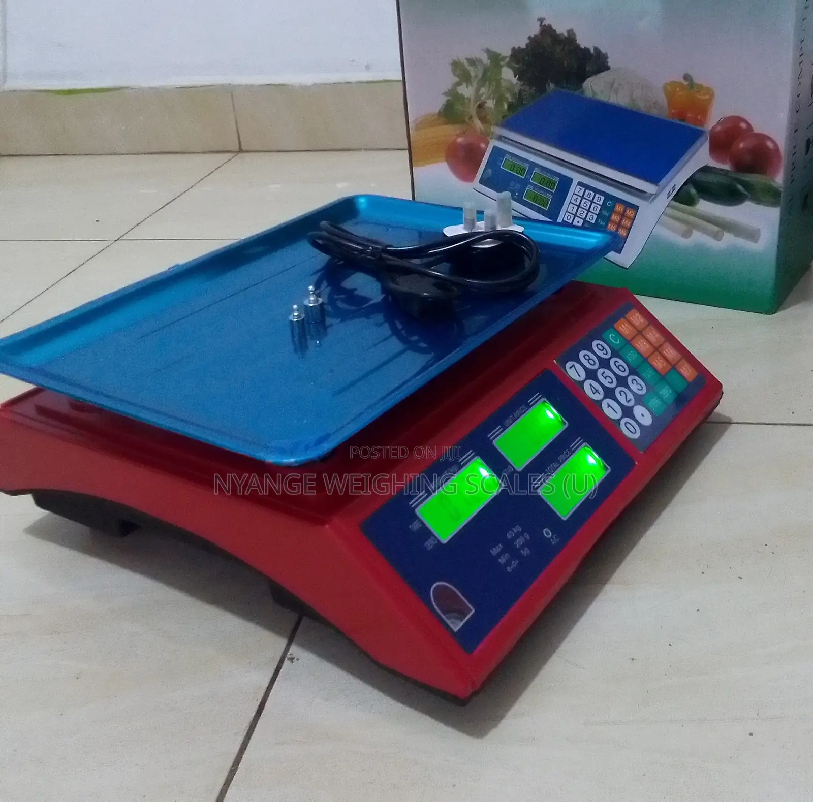 Calibrated Weigh Portable Digital Weigh Kitchen Weighing Scale 40kg/5g