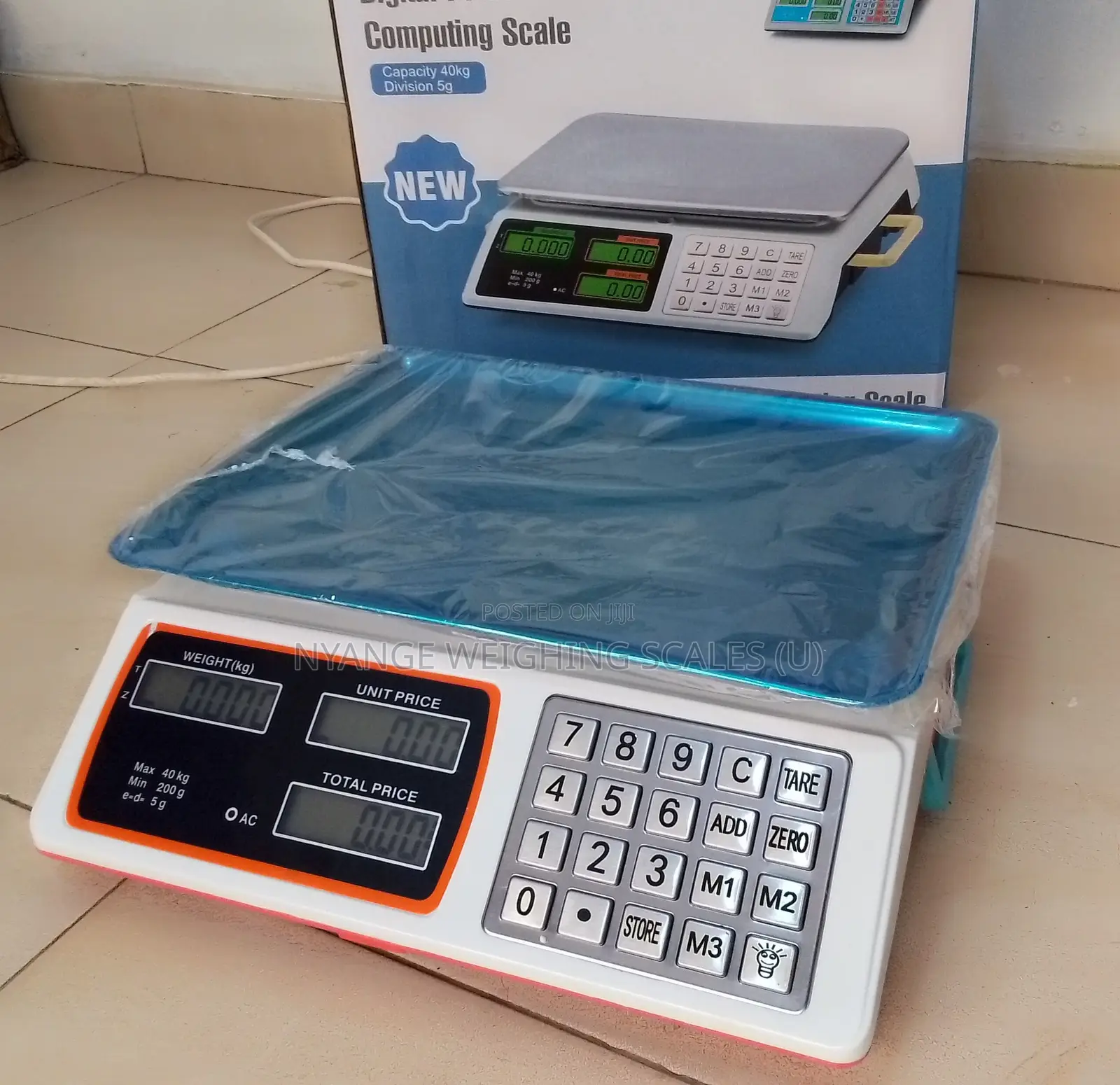 Table Top Weighing Scales M-Cpty 40kg/5g Digital Weighing Scale
