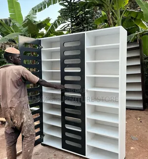 Photo - Shoe Rack White and Black Color