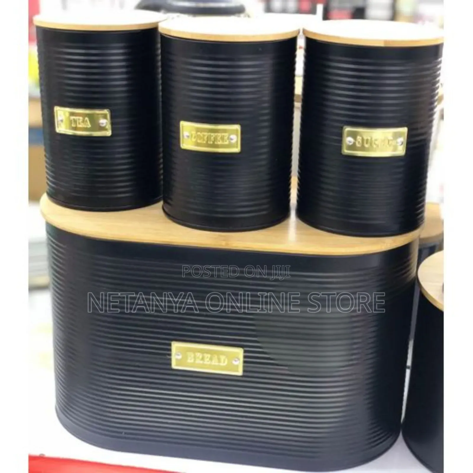 4pcs Bread Bin Set