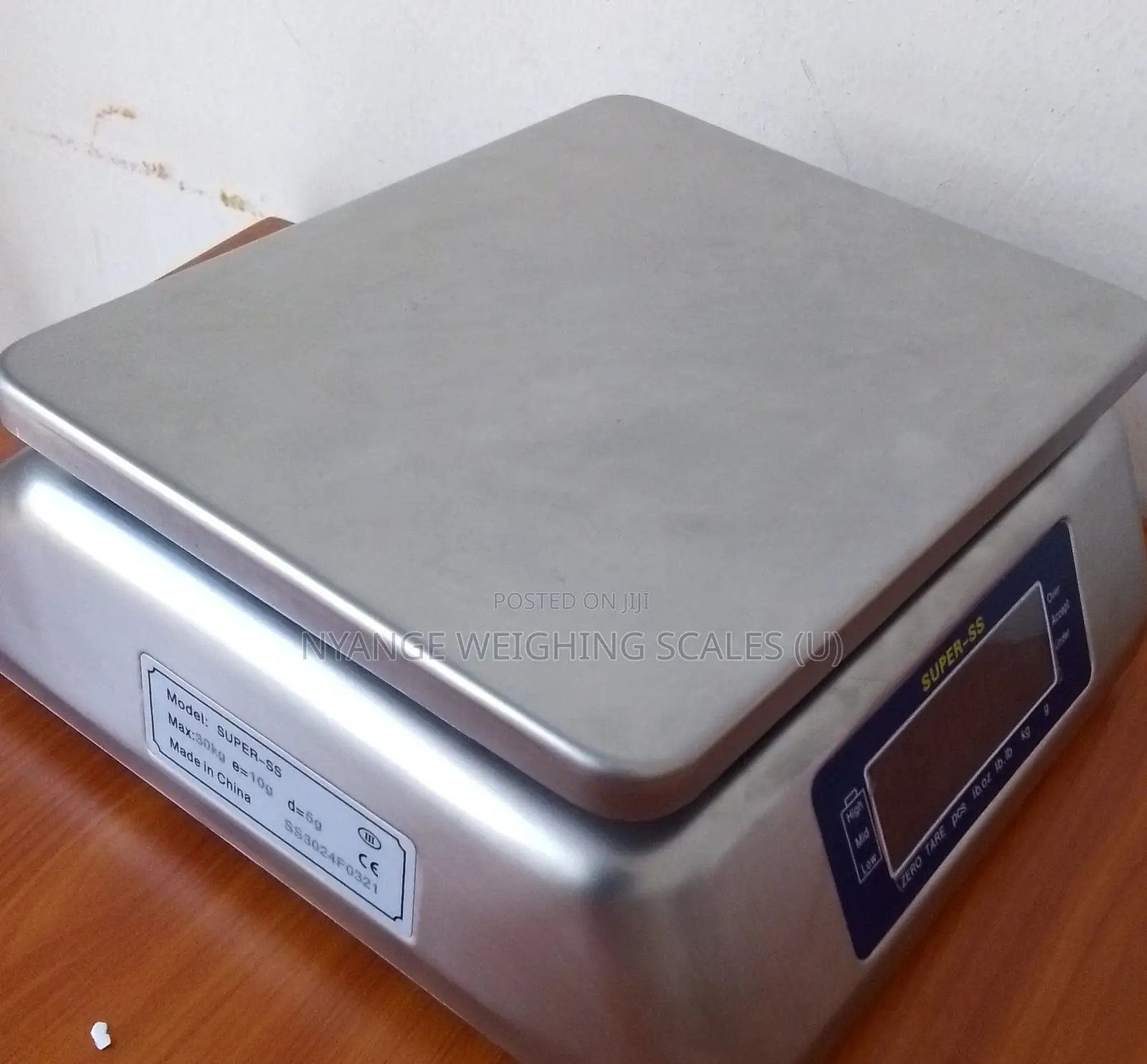 Water Resistance Weighing Scale 30kg Food Weighing Scale